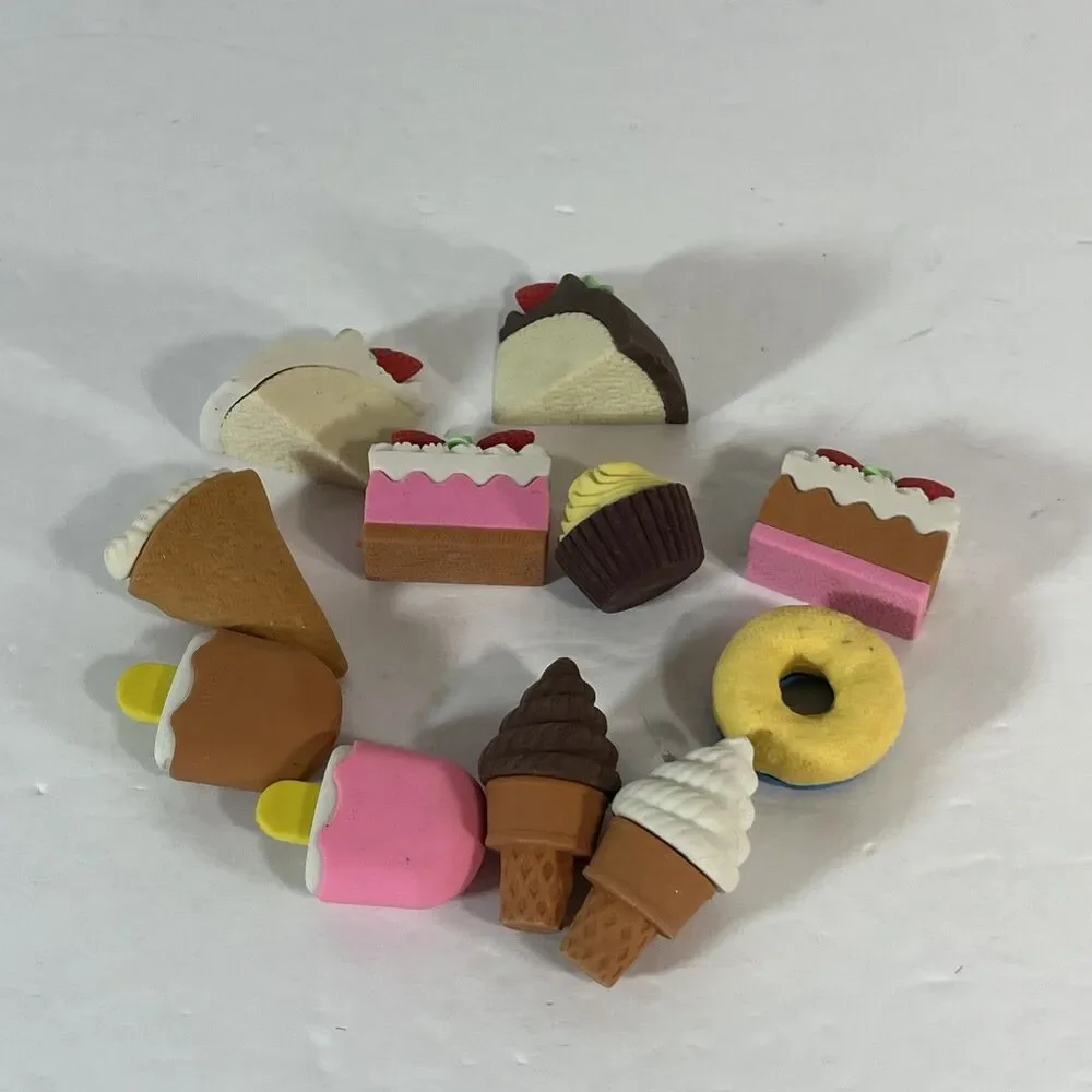 Unbranded food erasers